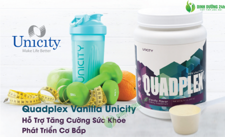 Quadplex Vanilla Unicity - Hỗ trợ tăng cường sức khỏe, Phát triển cơ bắp