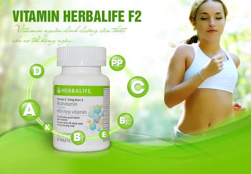 Hỗn hợp vitamin Herbalife F2 giá bao nhiêu