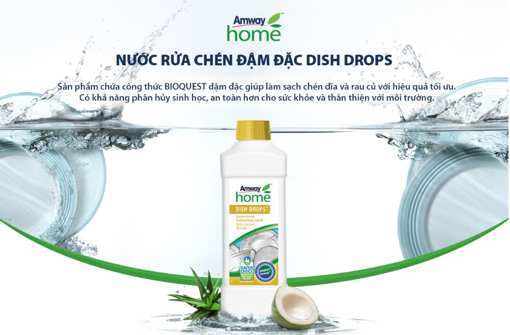 hình ảnh nước rửa chén amway