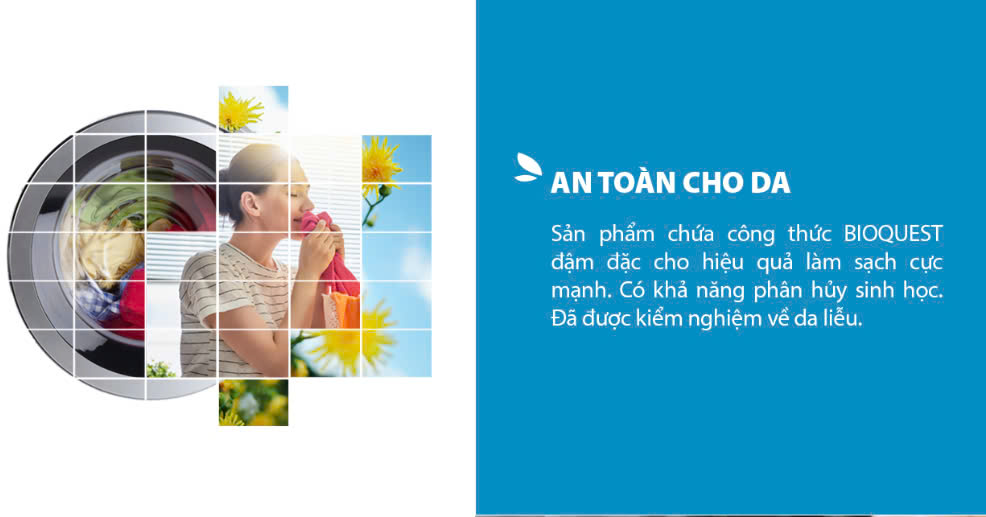 Nước giặt amway an toàn cho da
