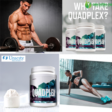 Sản phẩm tăng cơ hiệu quả - Quadplex Vanilla Unicity